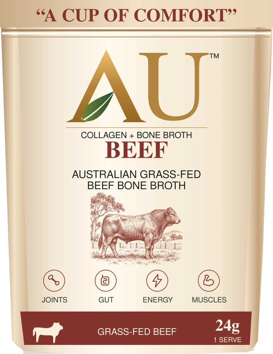 Beef AU Collagen + Bone Broth pouch