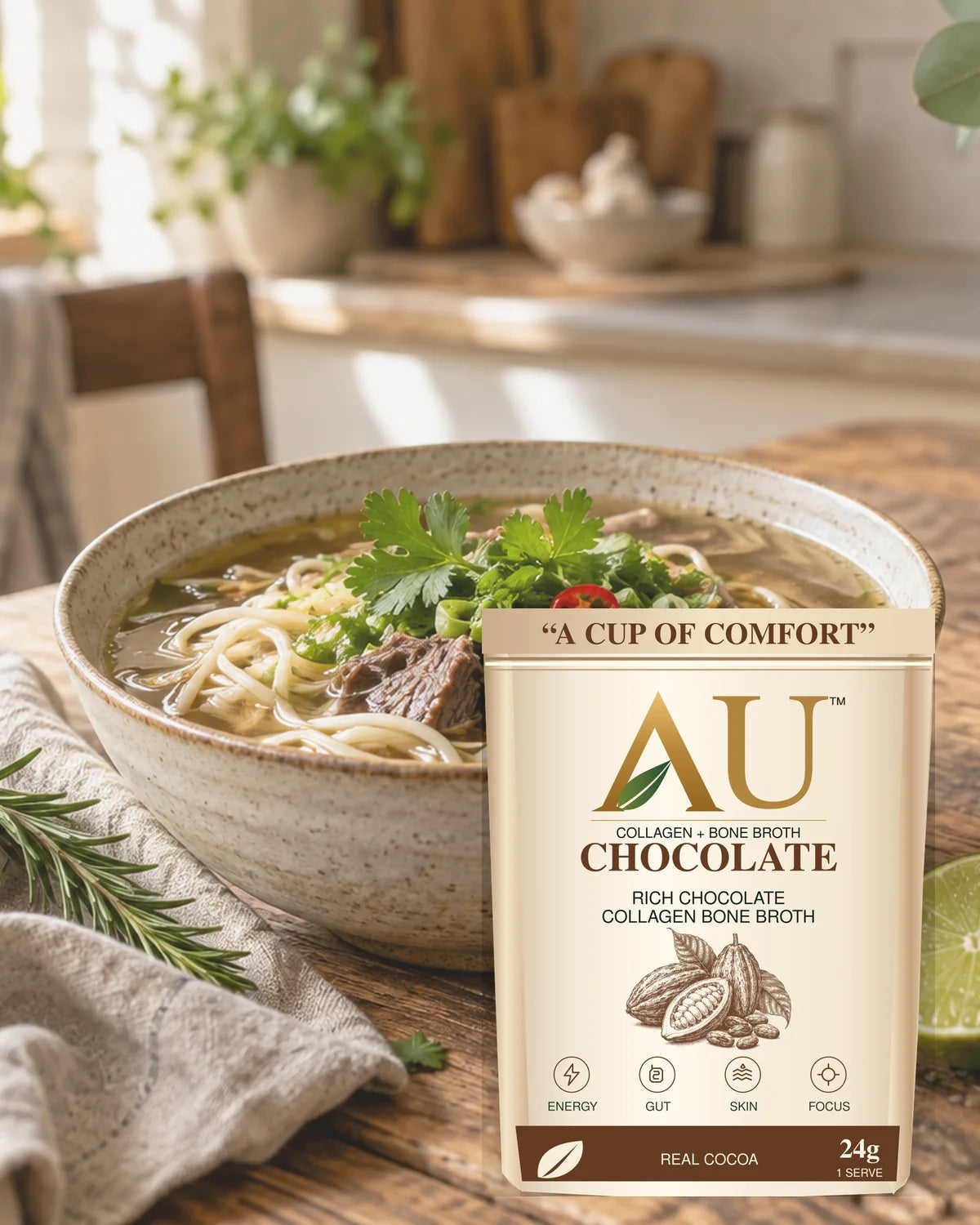 AU Chocolate comfort mug