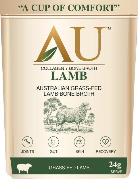 AU Lamb Collagen Bone Broth pouch